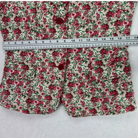 Talbots Grace‎ Fit Blazer Jacket Floral Rose 3/4 Sleeve Cottagecore Boho Spring - Picture 14 of 16